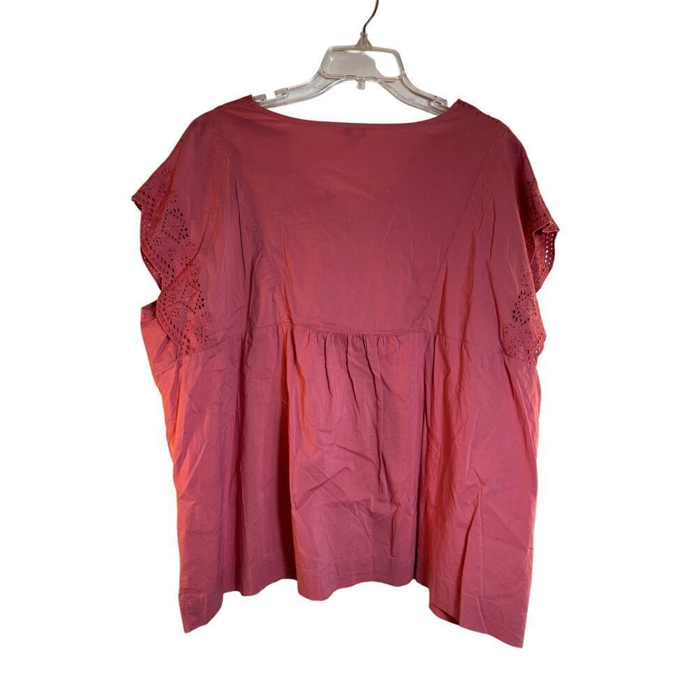 SONOMA Women’s Eyelet Short Sleeve Top / Size: XL - Picture 2 of 7